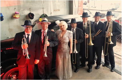 www.gatsbybandfloria.com, Gatsby band Fort Myers, Florida, Swing, Speakeasy, Roaring 20's, Roaring Twenties band